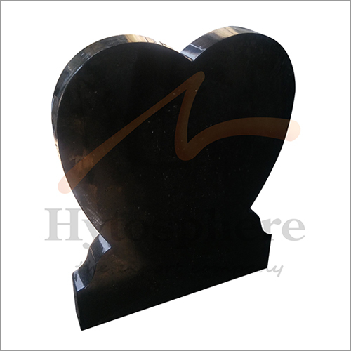 Granite Heart Shaped Stand Headstone