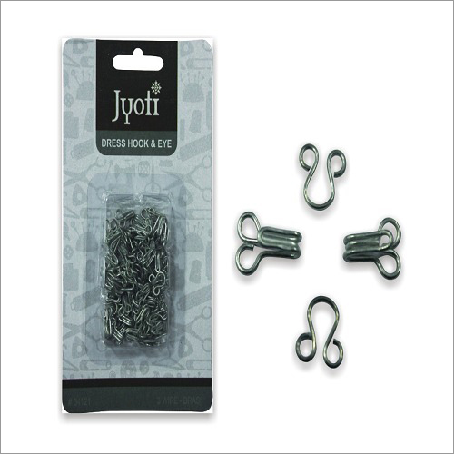 2 Type Wire Nickel Finish Jyoti SS Dress Hook And Eye