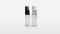 30ml Transparent Pet Bottle - 19mm Neck Size, Flip Top Cap, Comb Applicator, Mist Pump, Cream Pump | Versatile For Lotions, Shampoos, Liquid Soaps, Shower Gels, Detergents, Sanitizers, Perfect For Home, Salon And Office Use