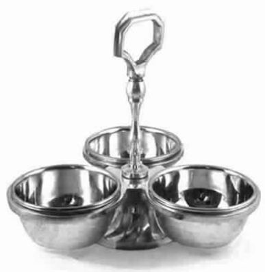 Stainless Steel Pickle Stand Set Of 3 pcs