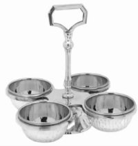 Stainless Steel Pickle Stand Set Of 4 pcs