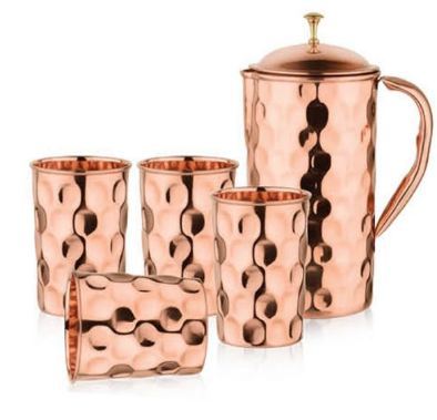 Pure Copper Diamond Jug