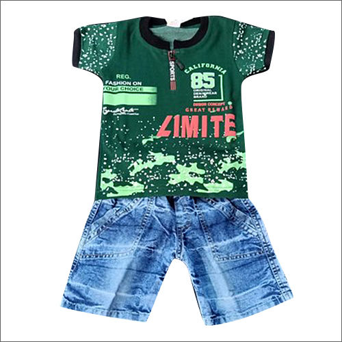 Printed Kids Boys Baba Suit