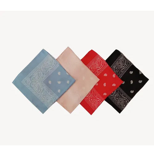 Satin Printed  Fancy Designer Square Bandana