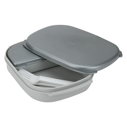 Tiffinex Jr. Plastic Lunch Box set, Grey