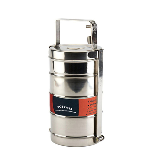 Stainless Steel Handle Tiffin