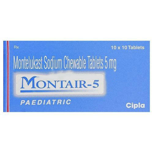 Montelukast Sodium Chewable Tablets 5 Mg General Medicines