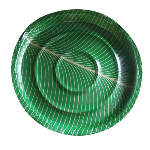 Green Kela Patta Buffer Plate