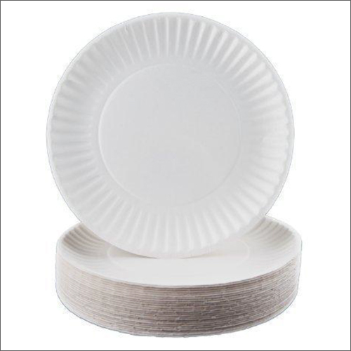 Disposable White Paper Plate