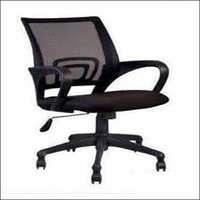 Figo Black Chair With Fixt Armrest Office Chair