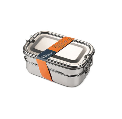 (B) Double Rectangular Lunch Box