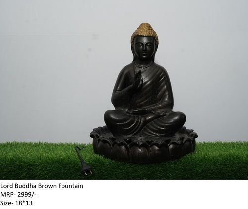 Black Lord Buddha Brown Fountain