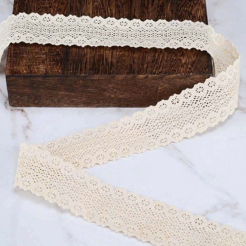 Crochet Lace - Luxurious Cotton Blend, Intricate Design Perfect for Home Decor