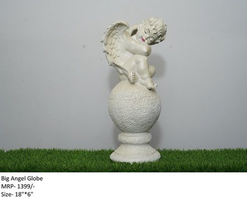 White Big Angel Globe