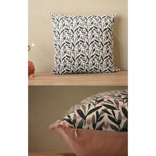 Printed Velvet Cushion Cover