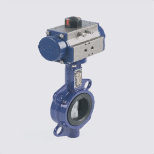 Pneumatic Actuator Operated Butterfly Valve