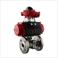 Pneumatic Actuator Operated Ball Valve