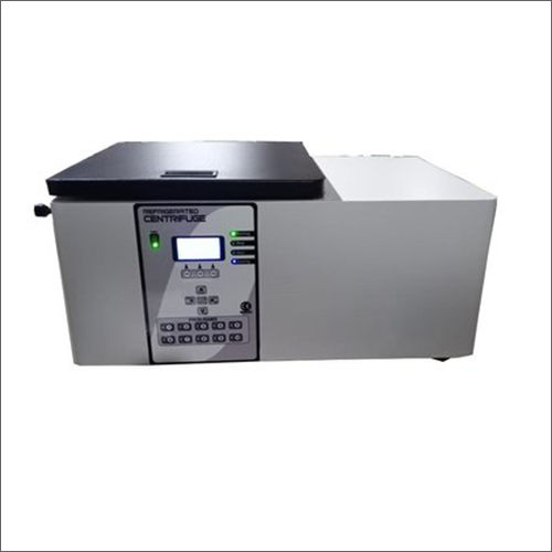 Refrigerated Centrifuge - Steel Construction, Gray Color | Ultra Centrifuge, 1-Year Warranty, Single Stage Compressor