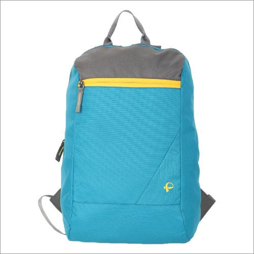 Blue School Bag Design: Plain