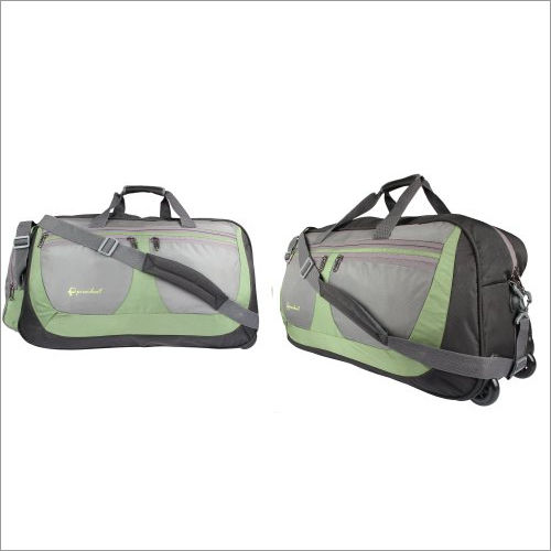 Green & Gray Dual Luggage Duffle Bag