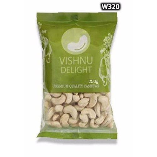 Natural W320 Raw Cashew Nut, Packaging Size 250g