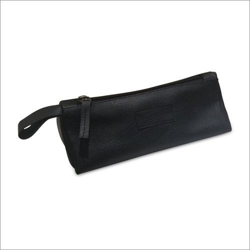 Black Long Hand Pouch Design: Plain