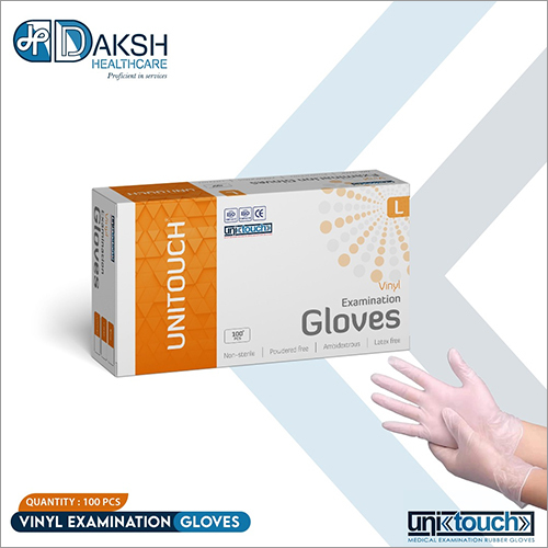 100 Pcs Vinyl Examination Gloves