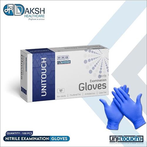 100 Pcs Nitrile Examination Gloves