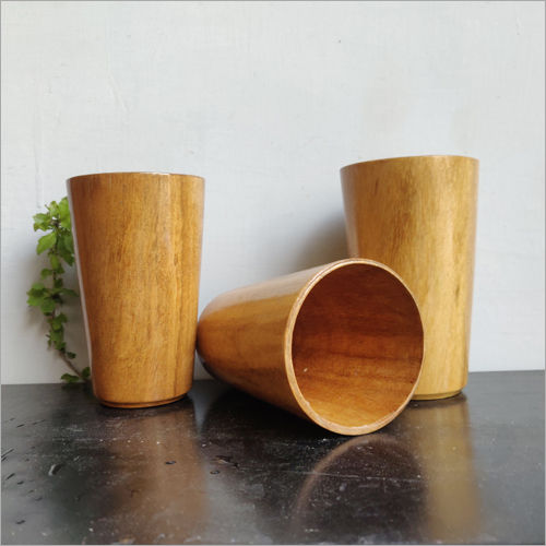 Glasso, Teak  Wooden Glass,