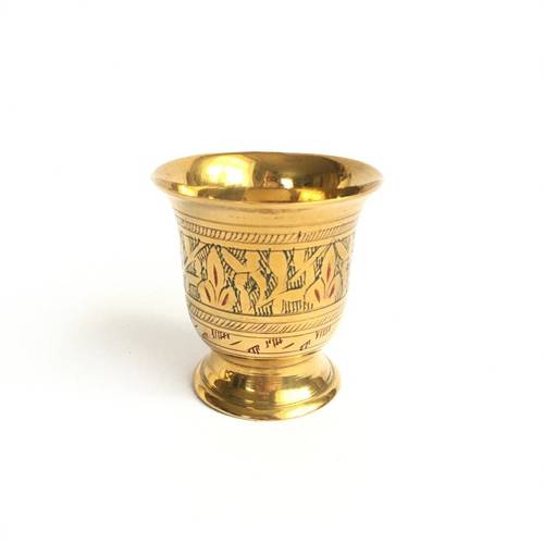 VINTAGE BRASS GOBLET CHURCH SUPPLIES