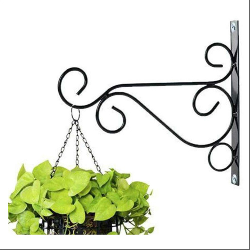 27x2x21cm Wall Mounted Garden Iron Hanger - Iron Material 27x2x21 Centimeter Dimensions | Color Coated Finish Ideal for Garden Park Use