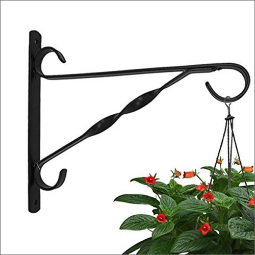 27x2x21cm Wall Hanging Iron Hanger - Iron Material 27x2x21 Centimeter Dimensions | Color Coated Finish for Garden Park Use