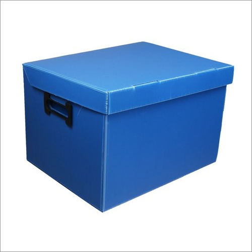 Blue Plain Polypropylene Box