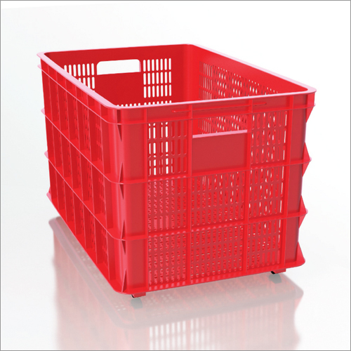 Red Polypropylene Crate