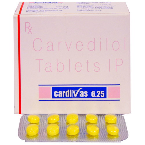 Carvedilol Tablets I.P. 6.25 mg