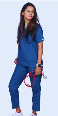 Hospital Scrub Suit Lavish Pc - Color: Blue