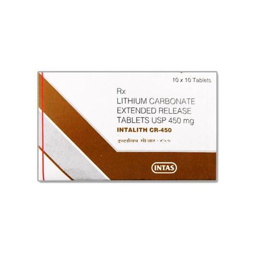 Lithium Carbonate Extended-Release Tablets Usp 450 Mg General Medicines