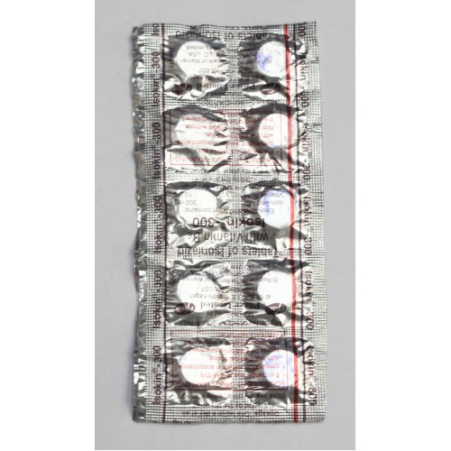 Tablets of Isoniazid with Vitamin B