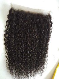 Steamed Curly Human Hair frontal