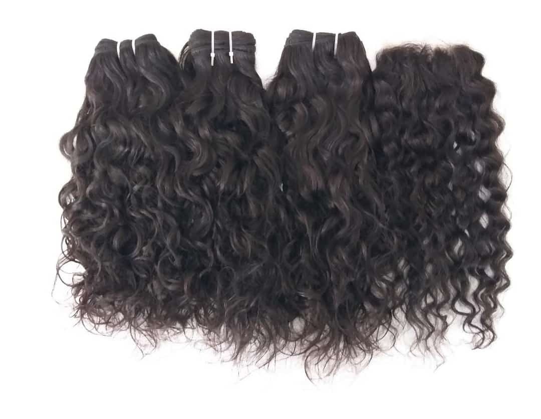Deep Curly Virgin Weft Human Hair Bundles