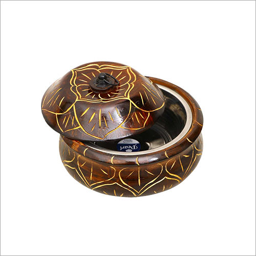 Polished Wooden Chapati Box