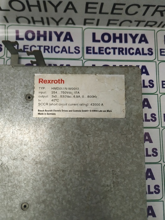 REXROTH HMD01.1N-W0012 SERVO DRIVE