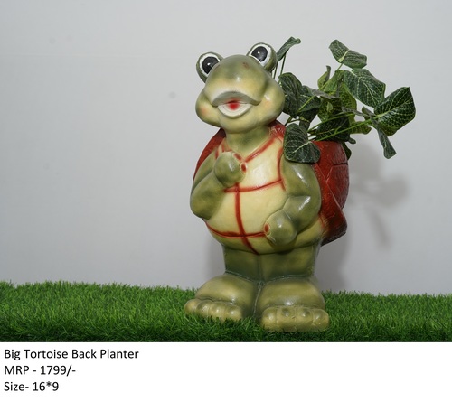 Big Tortoise Back Planter Dimensions: Decorative Items Inch (In)