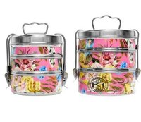 Enamel Stainless Steel Clip Tiffin (ki-ss-etn-69)