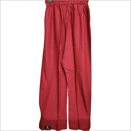 Ladies Maroon Rayon Palazzo
