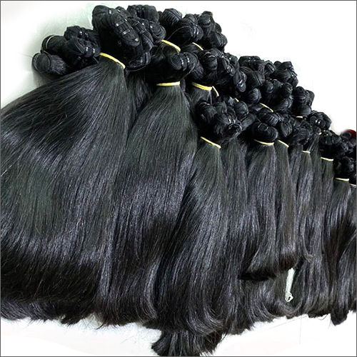 Black Double Drawn Weft Hair