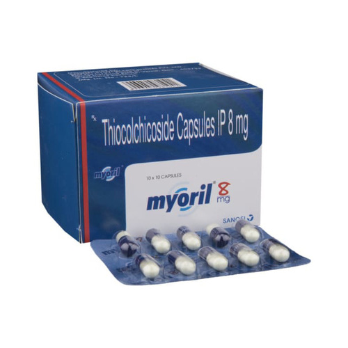 Thiocolchicoside Capsules Ip 8 Mg General Medicines