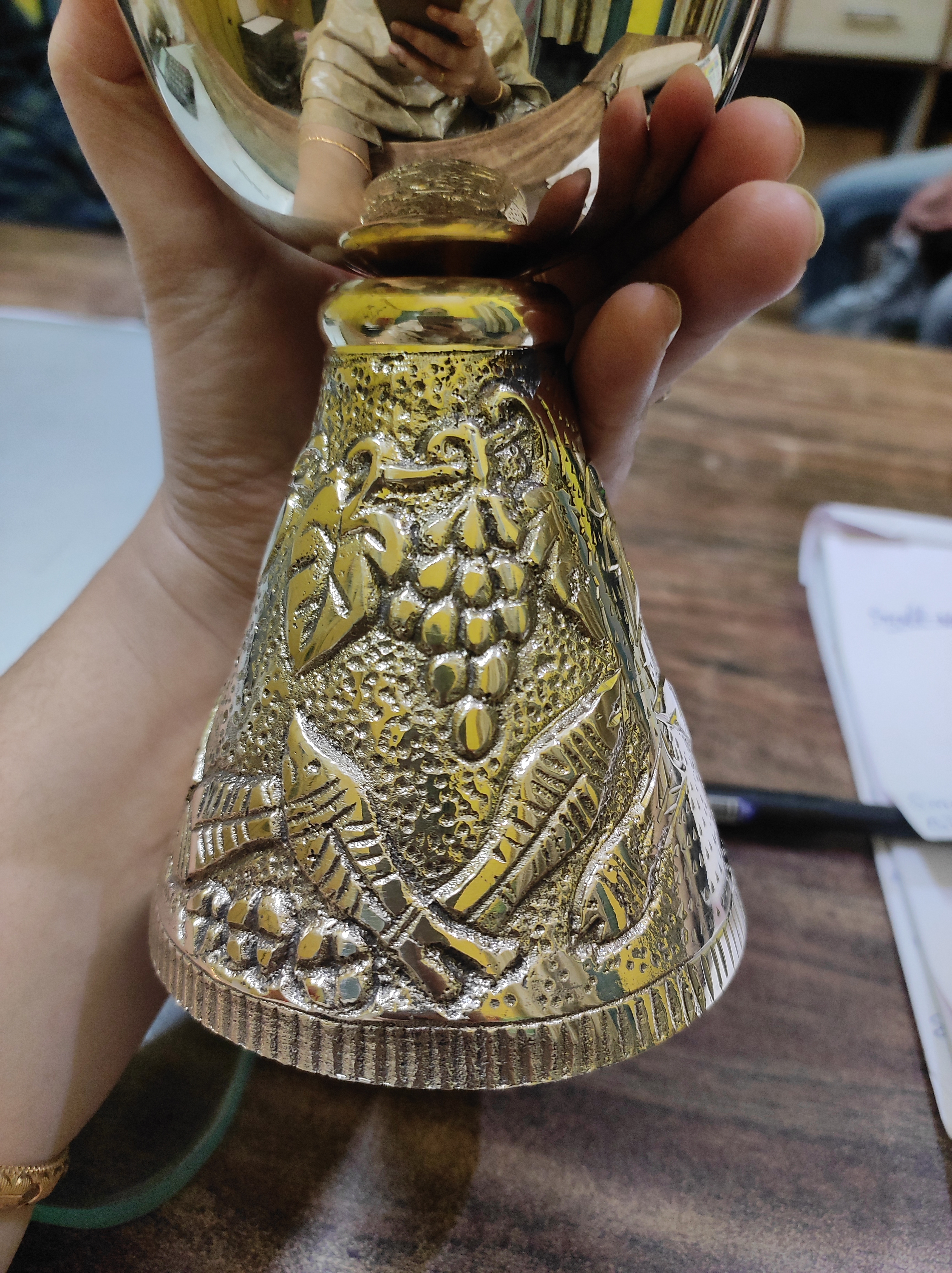 BRASS HIGH QUALITY BIG CHALICE CHURCH SUPPLIES