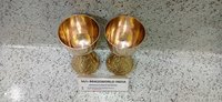BRASS BOTTOM ENGRAVED HIGH QUALITY CHALICE CHURCH SUPPLIES
