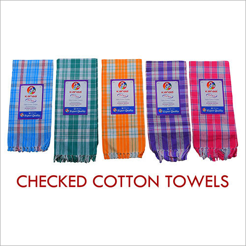 CHECKED COTTON TOWELS